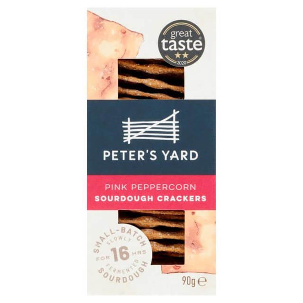 Peter's Yard Sourdough Crispbread Pink Peppercorn 90G